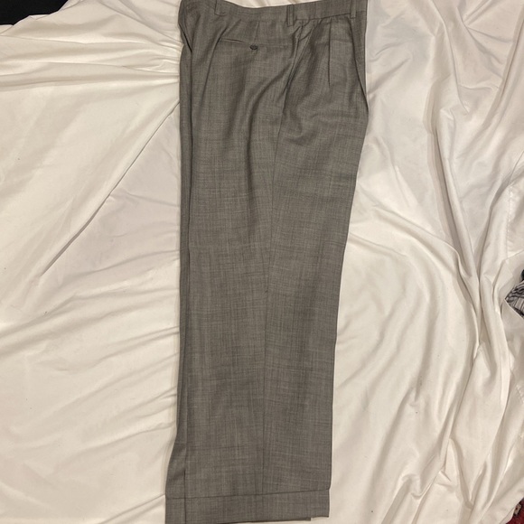 Lanificio A Rodina linen gray wool cuffed pants - Picture 3 of 9